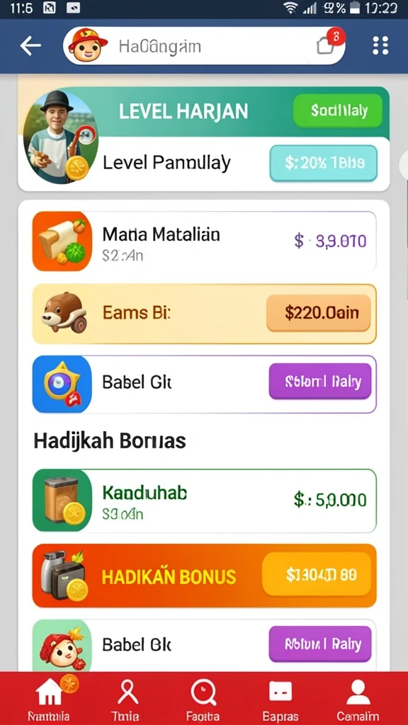 Fitur bonus yang menguntungkan dan menarik.