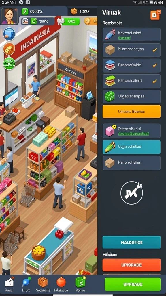 Karakter-karakter unik siap untuk dimainkan.
