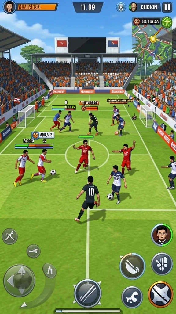 Screenshot menunjukkan grafis menawan dari dunia game.