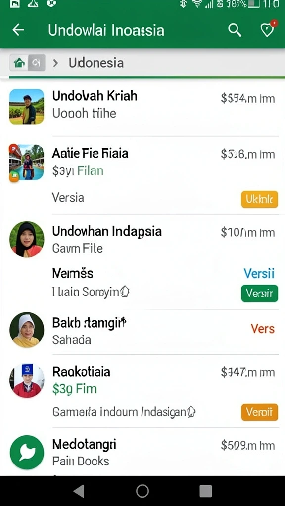 Karakter unik yang bisa dipilih.