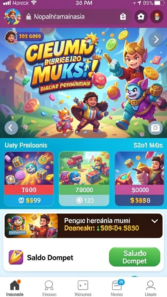 Screenshot AFAF menampilkan karakter utama dalam aksi.