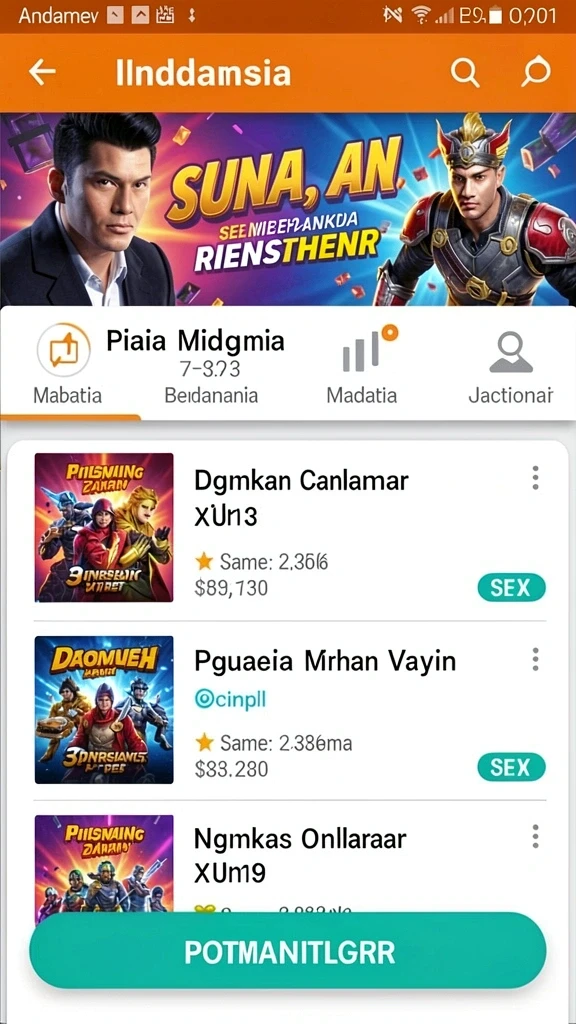 Screenshot menunjukkan tampilan antarmuka yang menarik dan mudah dipahami.