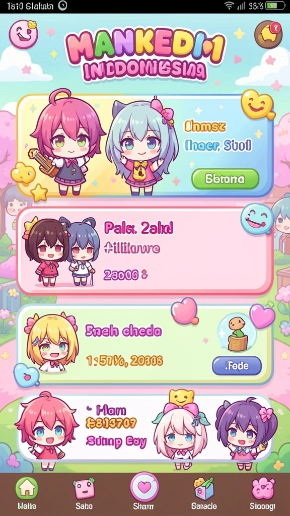 Pengguna dapat berinteraksi dalam komunitas game.
