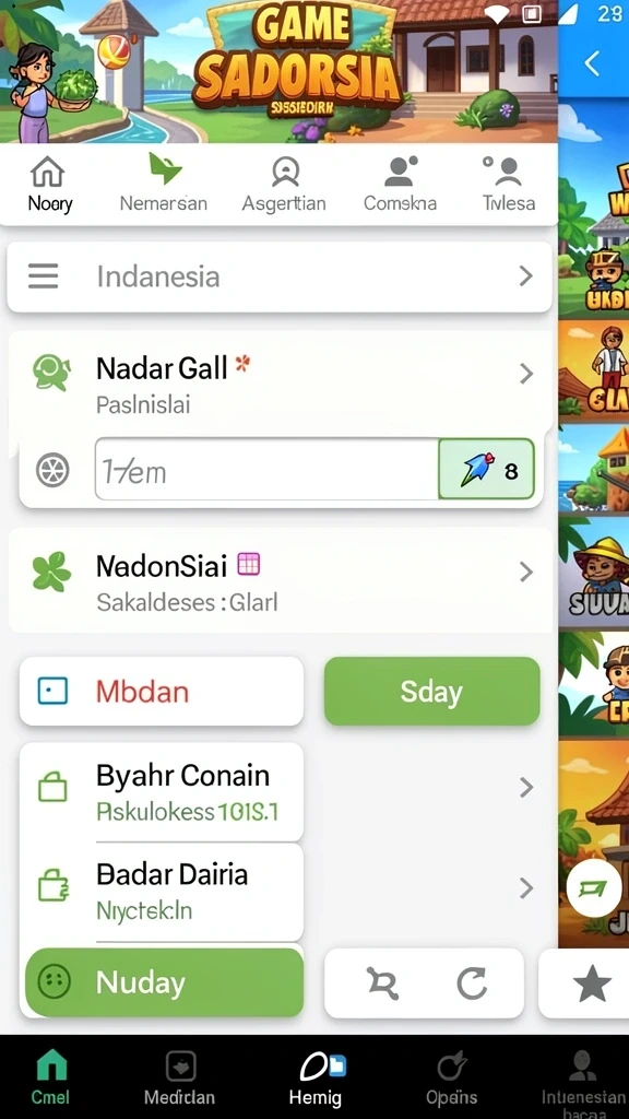 Gameplay interaktif dengan banyak pilihan.