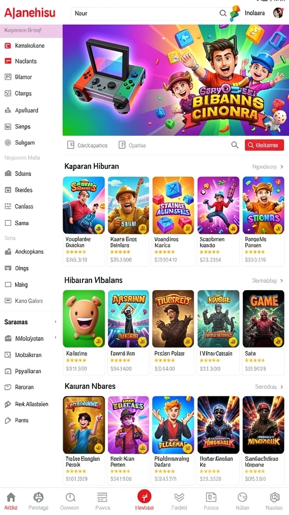 Screenshot menampilkan karakter utama dalam aksi.