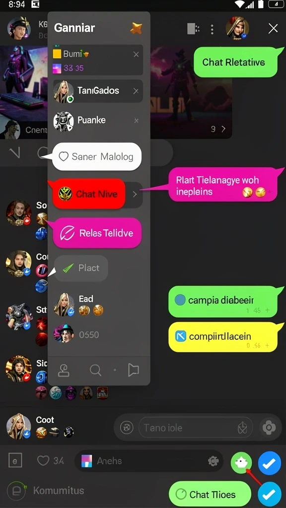 Gambar ini memperlihatkan grafis menawan dari level baru.