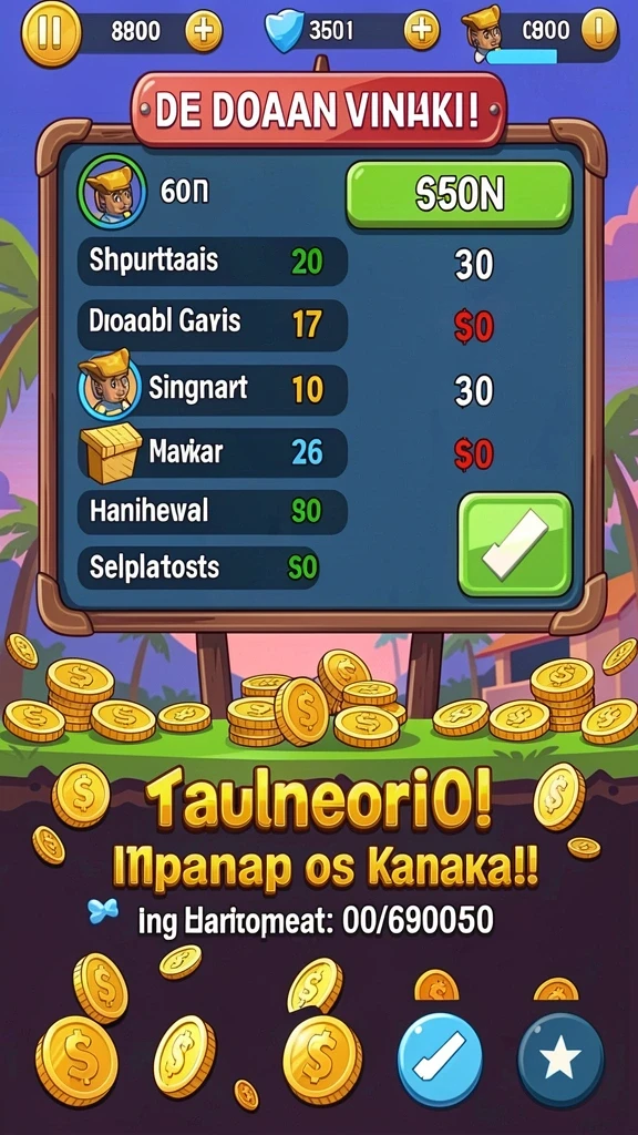 Salah satu level yang penuh tantangan dan aksi seru.