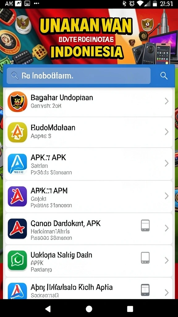 Desain grafis yang memukau dan penuh warna.
