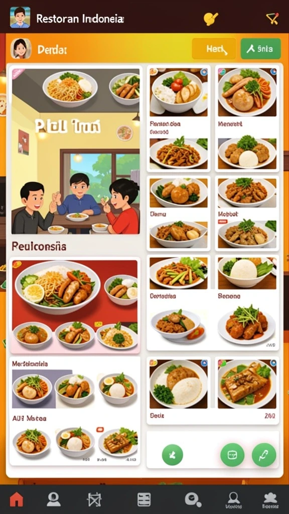 Tampilan antarmuka yang ramah pengguna.