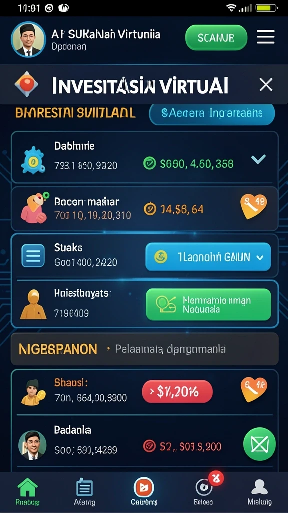 Tampilan antarmuka pengguna yang modern dan menarik.