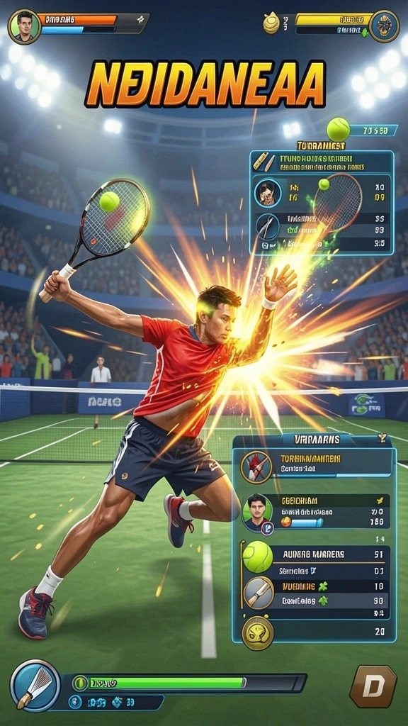 Screenshot dari kompetisi online yang seru.