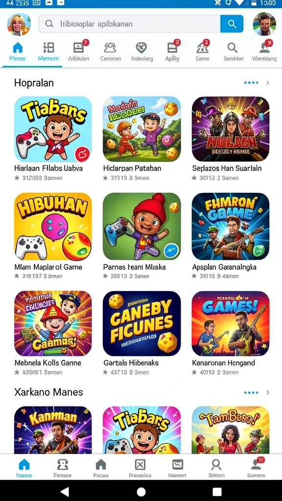 Fitur komunitas untuk interaksi dengan pemain lain.