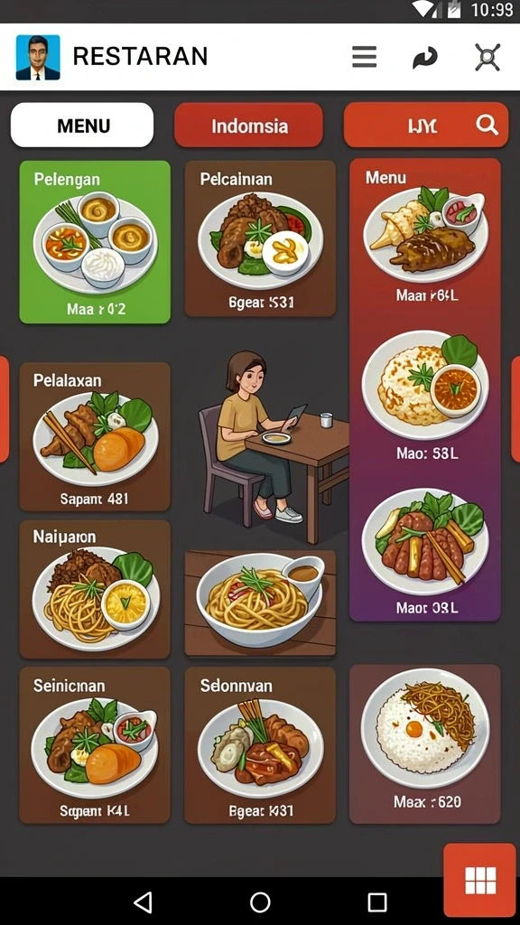 Tampilan antarmuka yang menarik dan mudah digunakan.