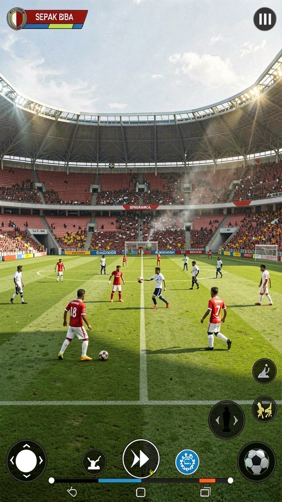 Screenshot dari level menantang yang baru.