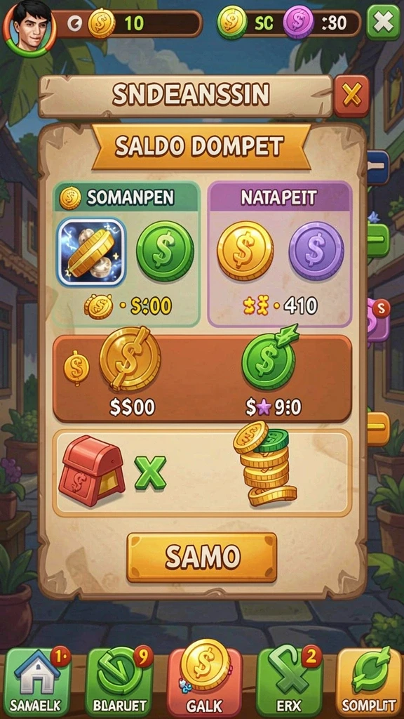 Screenshot momen aksi seru di level menantang.