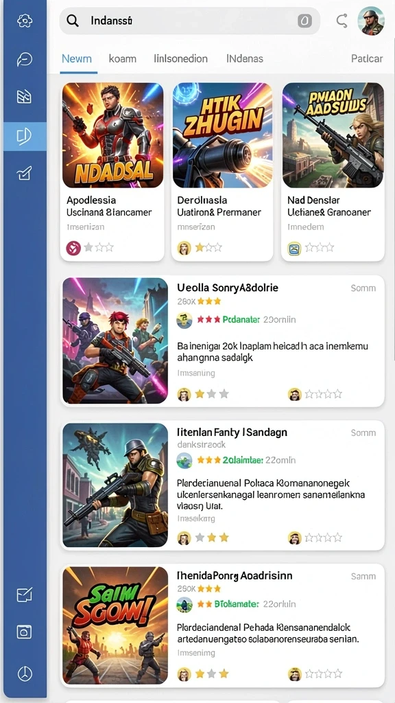 Karakter unik dengan kemampuan spesial untuk setiap pemain.