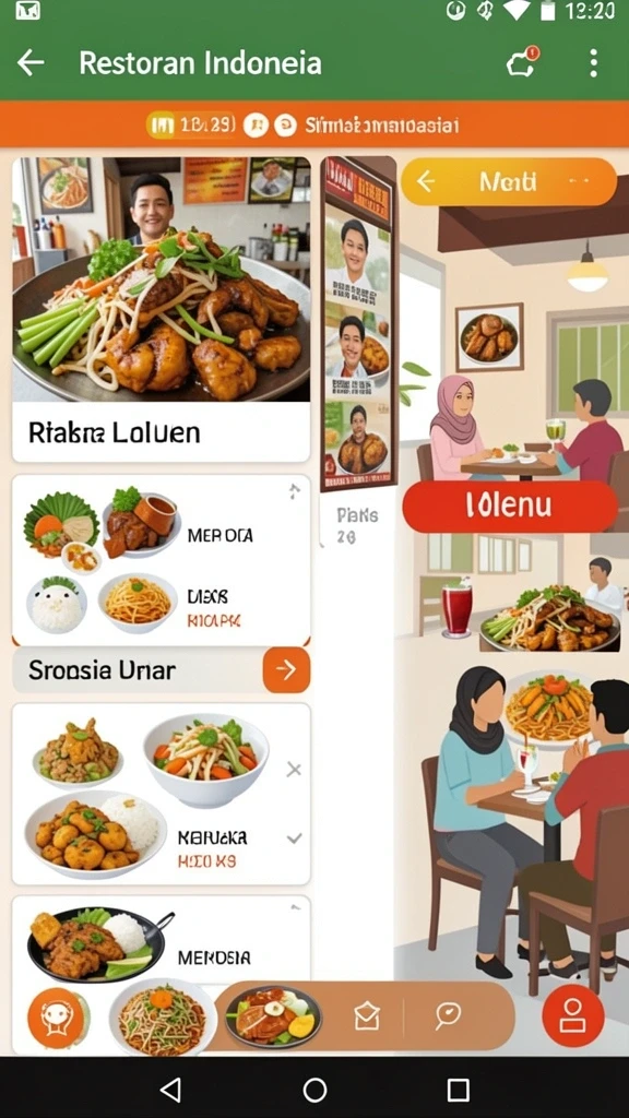 Tampilan antarmuka yang menarik dan mudah digunakan.