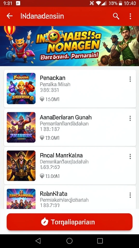 Grafis menarik membuat pengalaman bermain semakin seru.