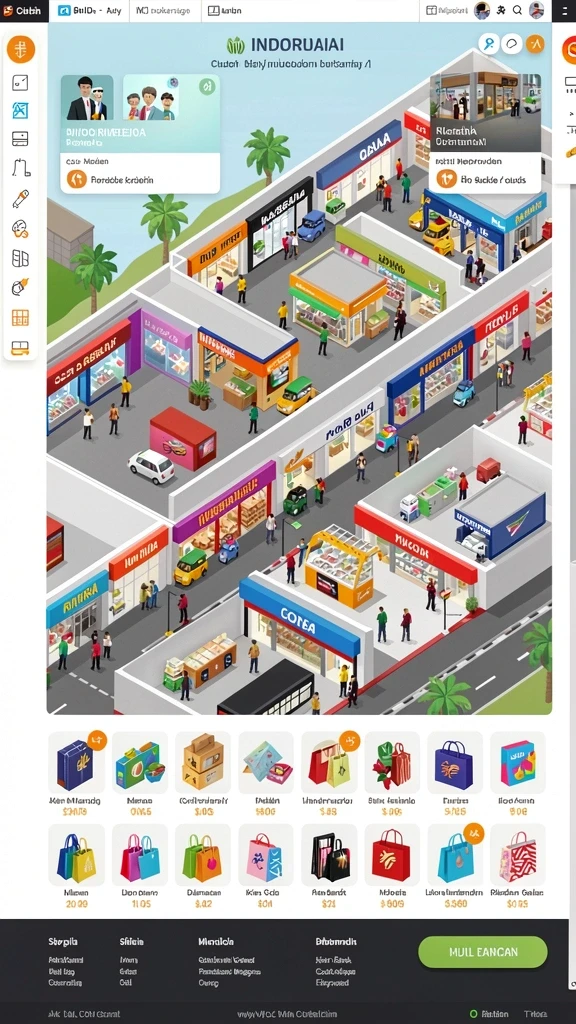 Grafis yang memukau saat menjelajah dunia virtual.