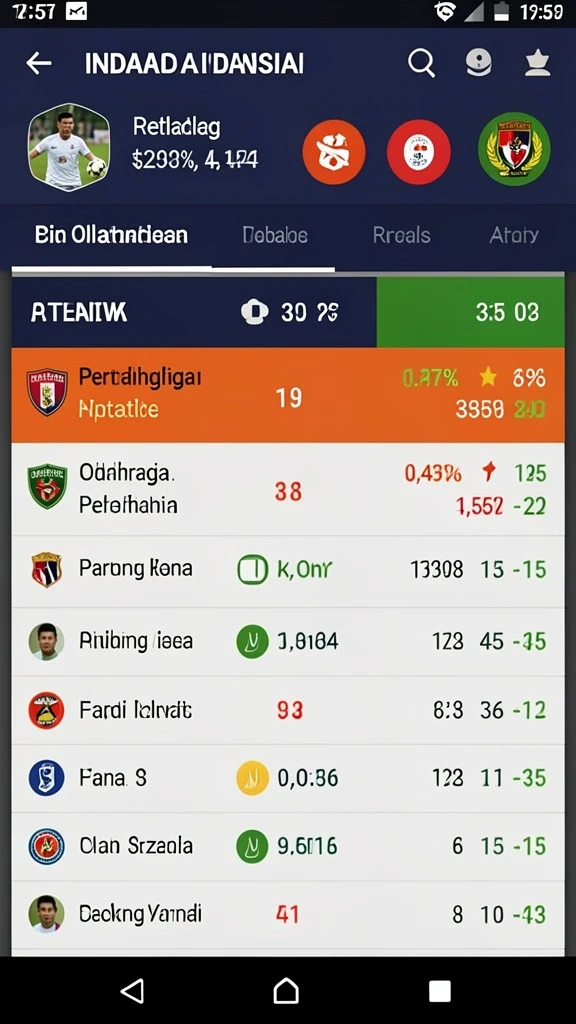 Tampilan layar utama yang menarik dan mudah diakses.
