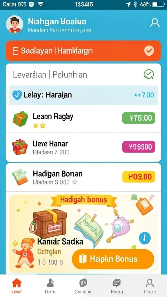 Berbagai permainan seru dengan grafis memukau.