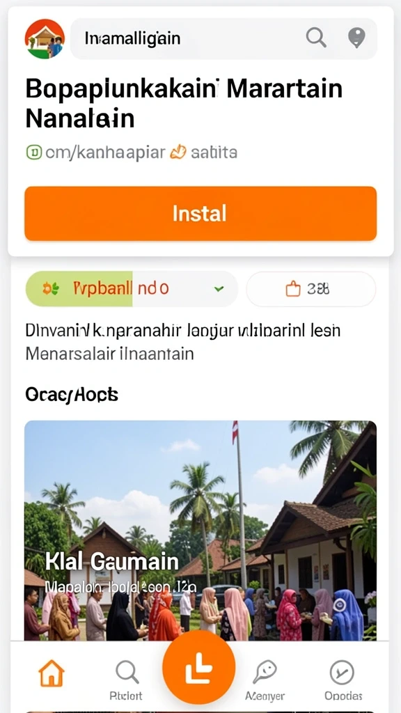 Tampilan antarmuka yang user-friendly.
