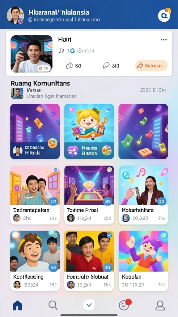 Pemain bersaing dalam mode multiplayer yang seru.