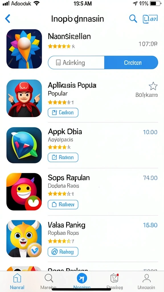Karakter unik siap untuk berbagai tantangan.