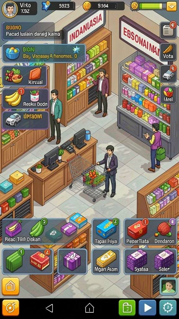 Screenshot menampilkan grafis luar biasa dalam game VALOHOKI.
