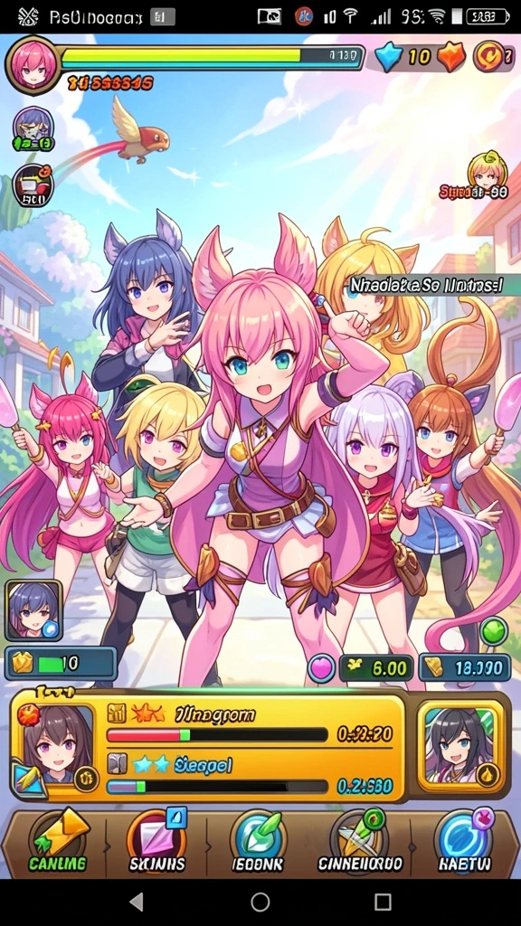 Pemain berinteraksi dalam mode multiplayer seru.