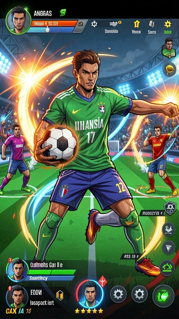 Screenshot memperlihatkan salah satu level menarik dalam WIN199.