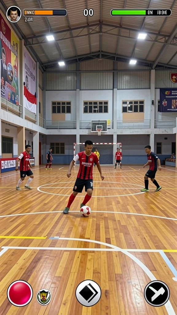 Tampilan utama permainan yang penuh warna dan menarik.